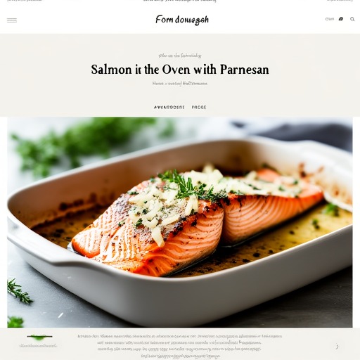 Lax i ugn med parmesan – receptbild