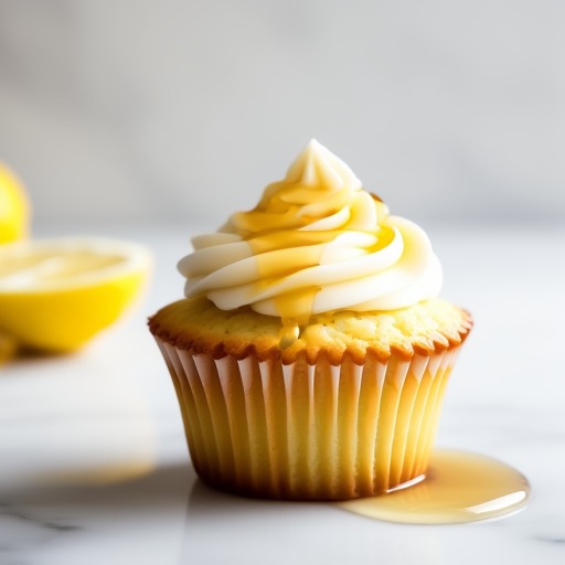 Tea cupcake with lemon syrup – receptbild